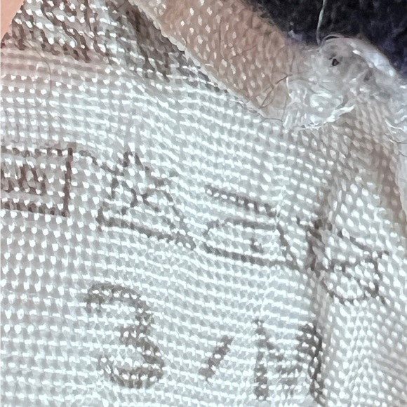 Cashmere navy Henley button sweater - Picture 6 of 9